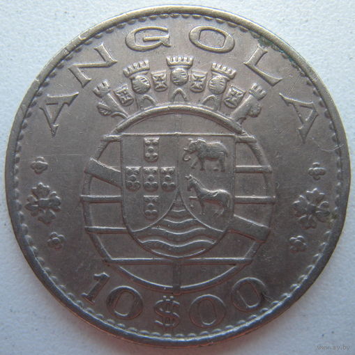 Ангола 10 эскудо 1970 г. (gl)