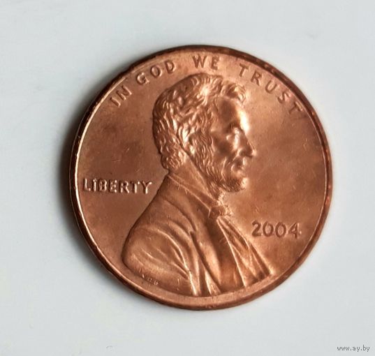 США 1 цент 2004 г.