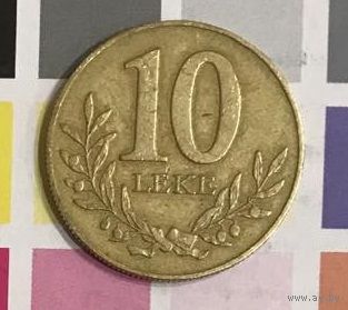 Албания 10 леков 1996 Алюминиевая бронза