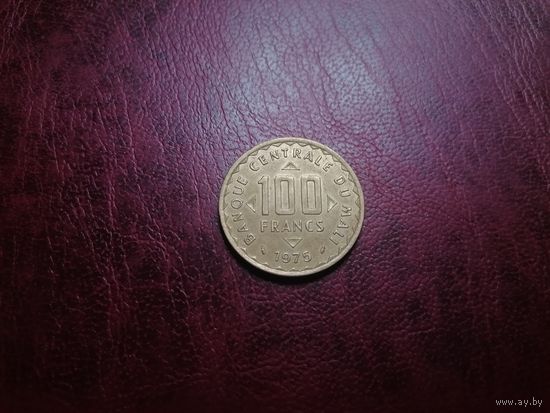 Мали 100 франков 1975 состояние!