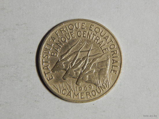 Камерун 10 франков 1969г