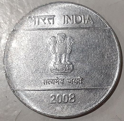 Индия 1 рупия, 2008 Ноида (5-7-143)