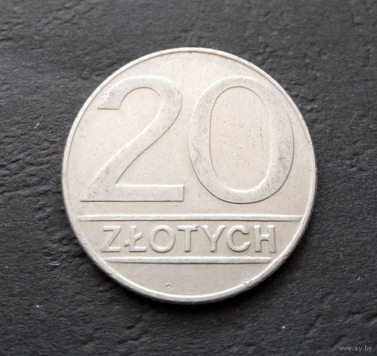 20 злотых 1989 Польша #12