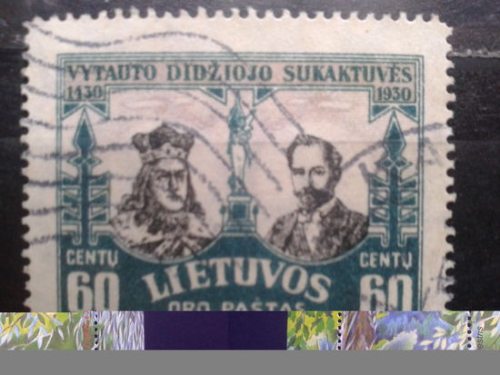 Литва, 1930, Князь Витаутас и президент Сметана, 60с