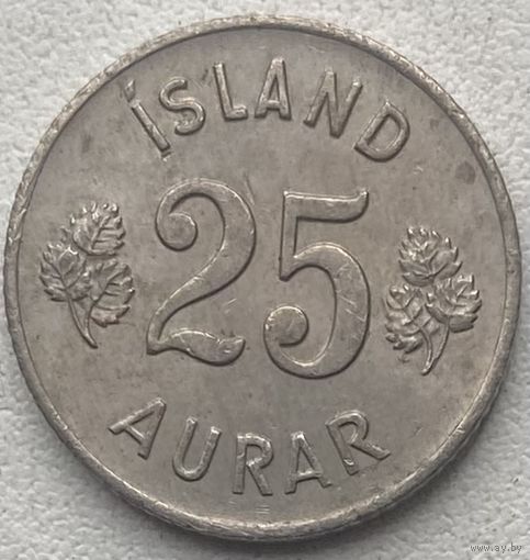 Исландия 25 эйре 1954 г.