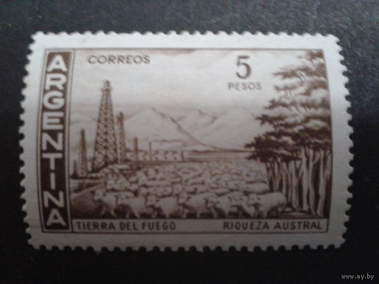 Аргентина 1959 Стадо овец 5 песо