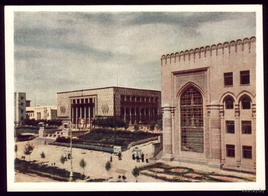 1953 год Ташкент Улица Навои