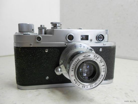 Фотоаппарат Зоркий-С 1956 г. с объективом Индустар-22 после полного сервиса