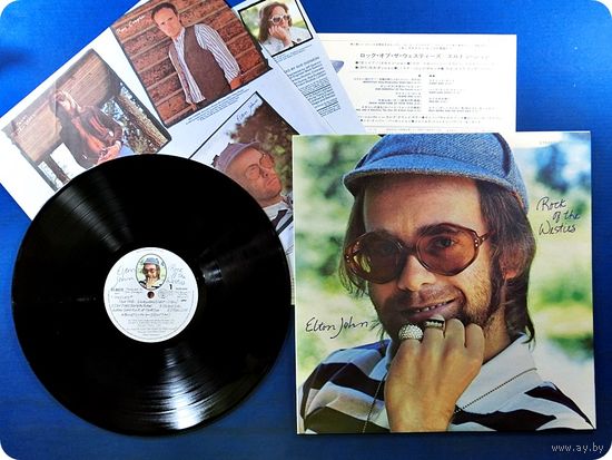 ELTON JOHN Rock of the Westies (1975 JAPAN винил LP) 3 вставки