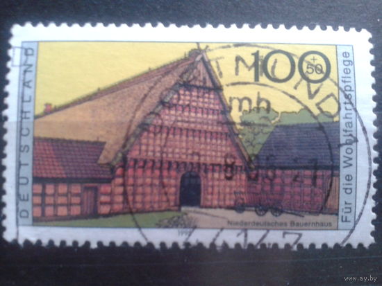 Германия 1995 сельский дом в Германии Михель-1,5 евро гаш.