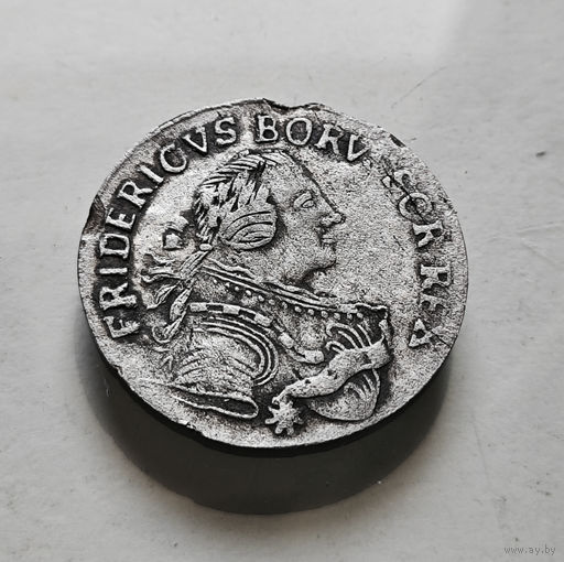 6 грошей 1754г. Фридрих II, Королевство Пруссия лот пр-1