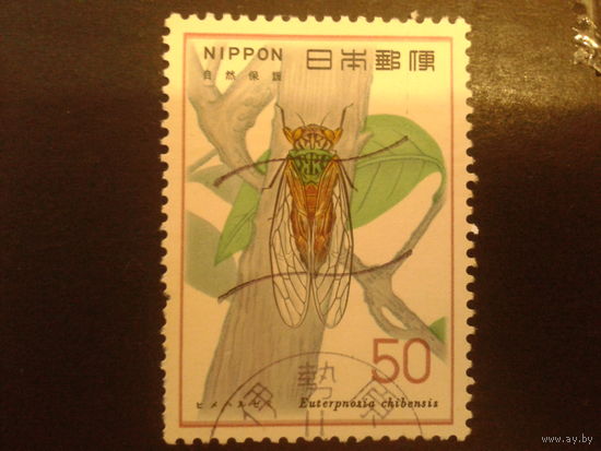 Япония 1977 насекомое