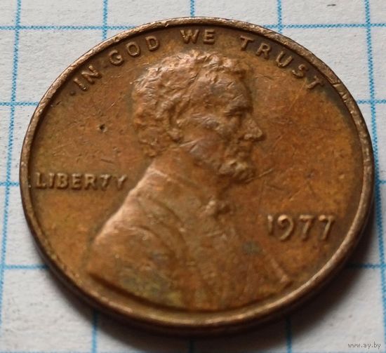 США 1 цент, 1977     ( 2-3-9 )