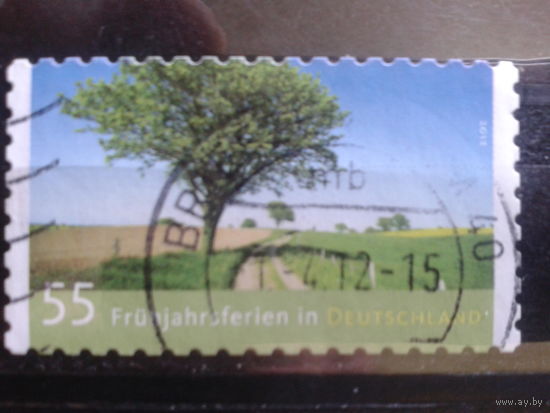 Германия 2012 Дерево Михель-1,1 евро гаш