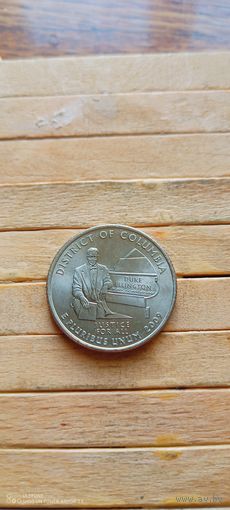 США 25 центов (квотер) 2009 г. P. Округ Колумбия