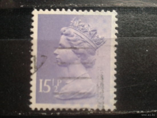 Англия 1981 Королева Елизавета 2  15,5 пенсов