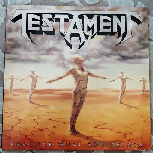 TESTAMENT - 1989 - PRACTICE WHAT YOU PREACH (UK & EUROPE) LP