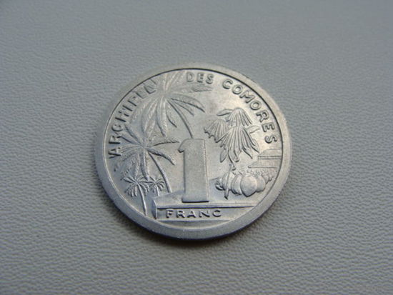 Коморские острова. 1 франк 1964 год KM#4   Тираж: 500.000 шт