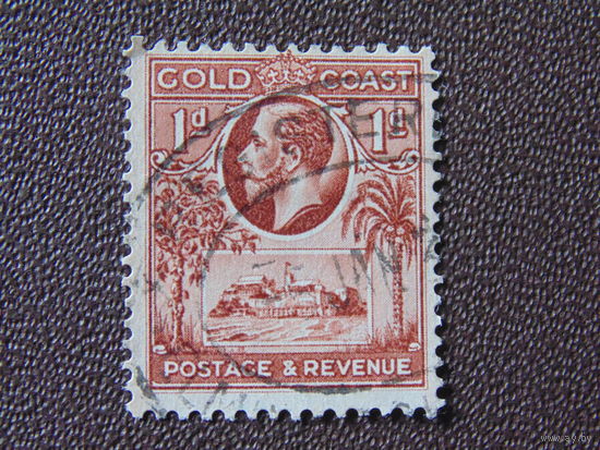 Золотой берег, колония Англии 1922 г. Король Георг V.