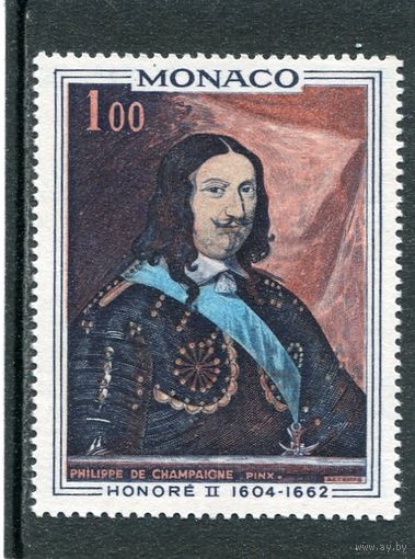 Монако. Оноре II, князь Монако. Живопись. Художник Филипп ву Шампань