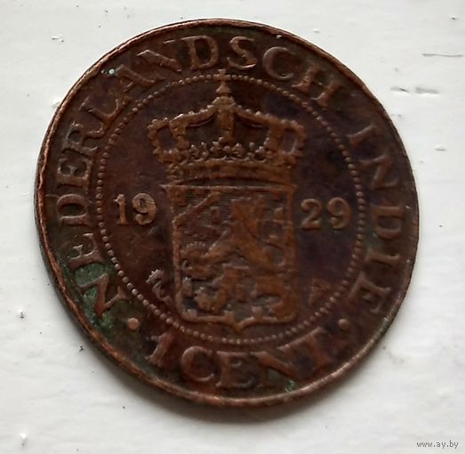 Голландская Ост-Индия 1 цент, 1929  2-2-10