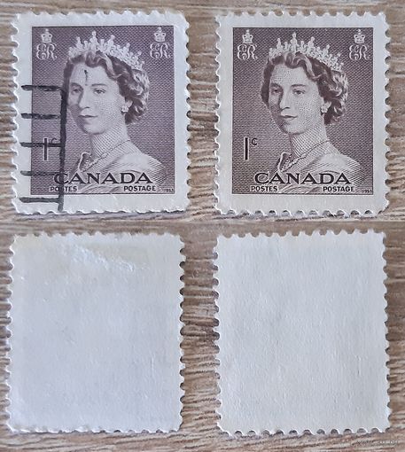 Канада 1953 Королева Елизавета II. 1С.