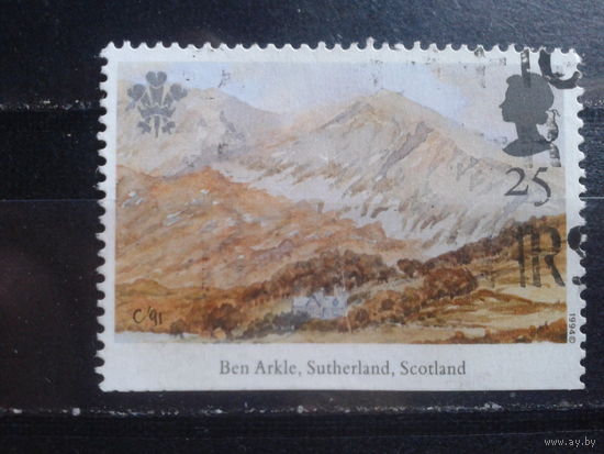 Англия 1994 Горы Шотландии, марка из буклета