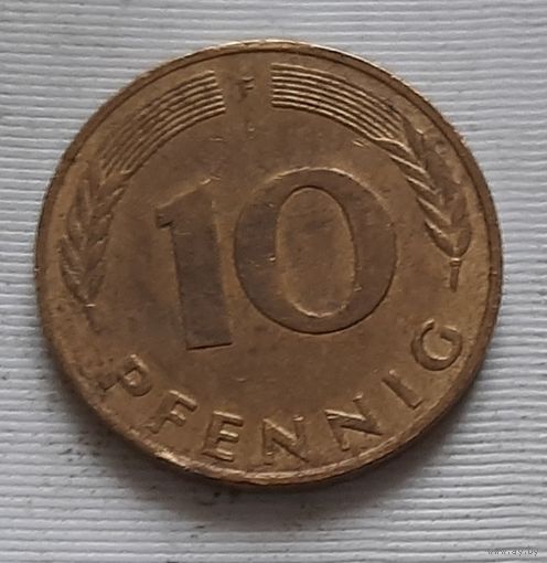 10 пфеннигов 1989 г. F. Германия