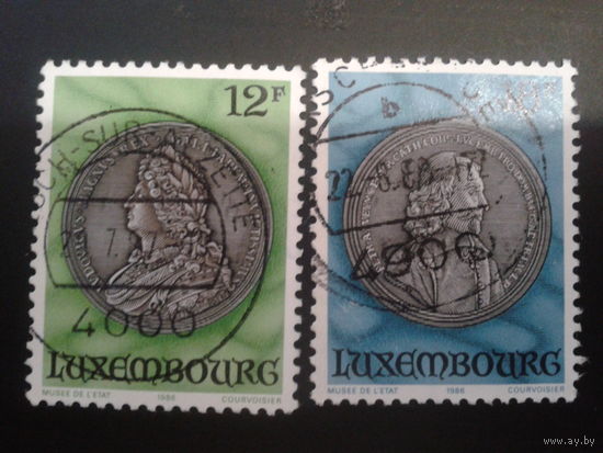 Люксембург 1986 персоны 17 века - король Людвиг 14 и президент провинции