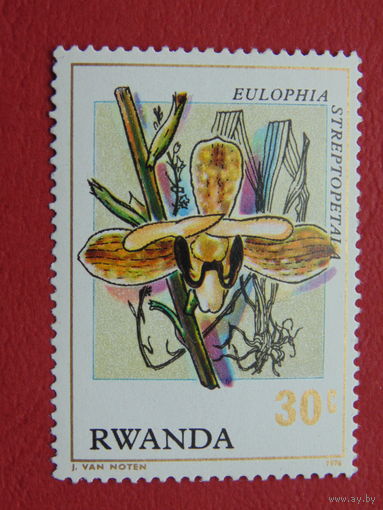 Руанда 1976г. Цветы.