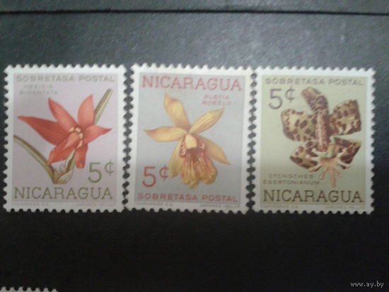 Никарагуа 1962 орхидеи