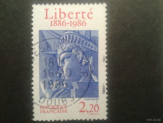 Франция 1986 100 лет статуи Свободы в Нью-Йорке