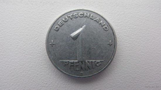 ГДР 1 пфенниг 1952 Е