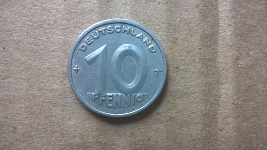 ГДР 10 пфеннигов, 1948г. (D-89)