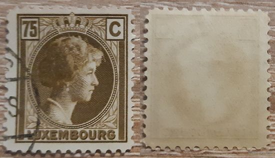 Люксембург 1927 Великая герцогиня Шарлотта.75C
