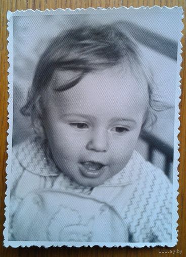 Фото ребенка. 1950-60-е. 8х11 см.