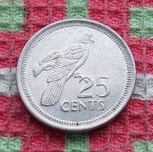Сейшелы 25 центов 2010 года, UNС. Сейшельские острова.