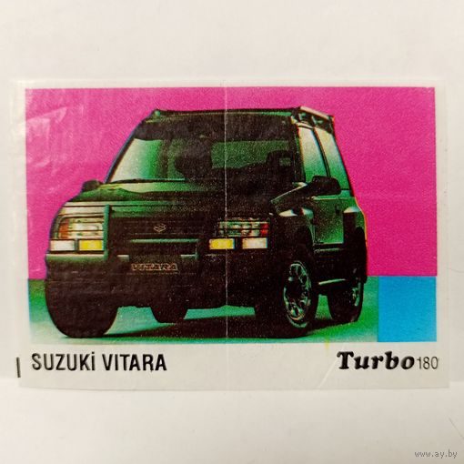 Turbo #180 (Турбо) Вкладыш жевачки Турба. Жвачки