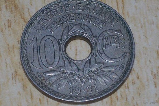 10 сантимов 1931 Франция