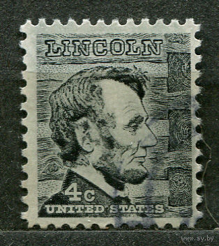 Президент Авраам Линкольн. 1965. США. Полная серия 1 марка