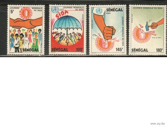 Сенегал-1989 (Мих.1045-1048) ,  ** , Дети (полная серия)