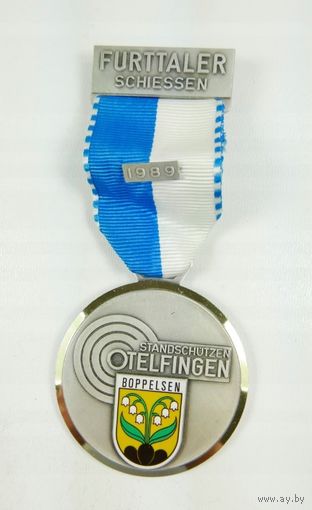 Швейцария, Памятная медаль "Стрелковый спорт" 1989 год.