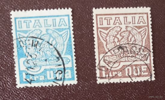 Италия 1923 Михель 180-81 каталог 14 евро