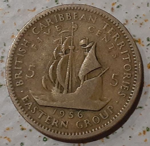 Восточные Карибы 5 центов, 1956 (1-1-8)