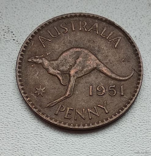 Австралия 1 пенни, 1951 2-18-9