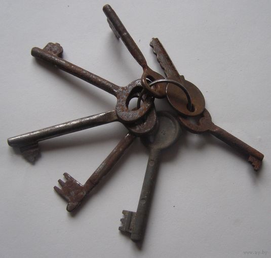 Ключы (старэча)-2; 7 шт. кошт за зьвязку.