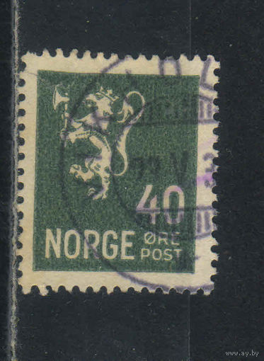 Норвегия 1926 Герб Стандарт #130А