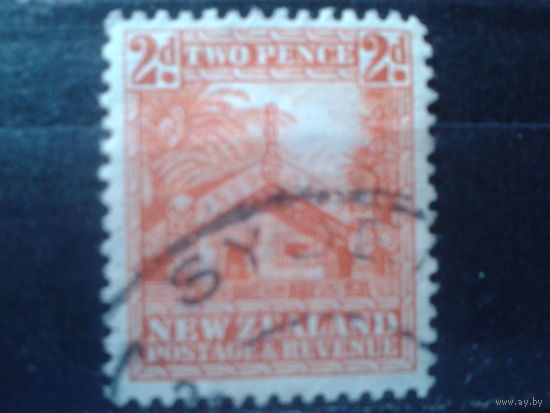 Новая Зеландия 1935 Резной дом маори