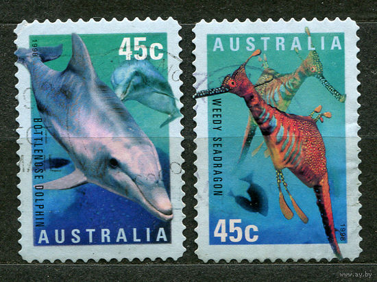 Морские животные. Австралия. 1998. Серия 2 марки