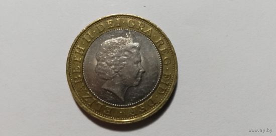 Великобритания 2 фунта 2003г.